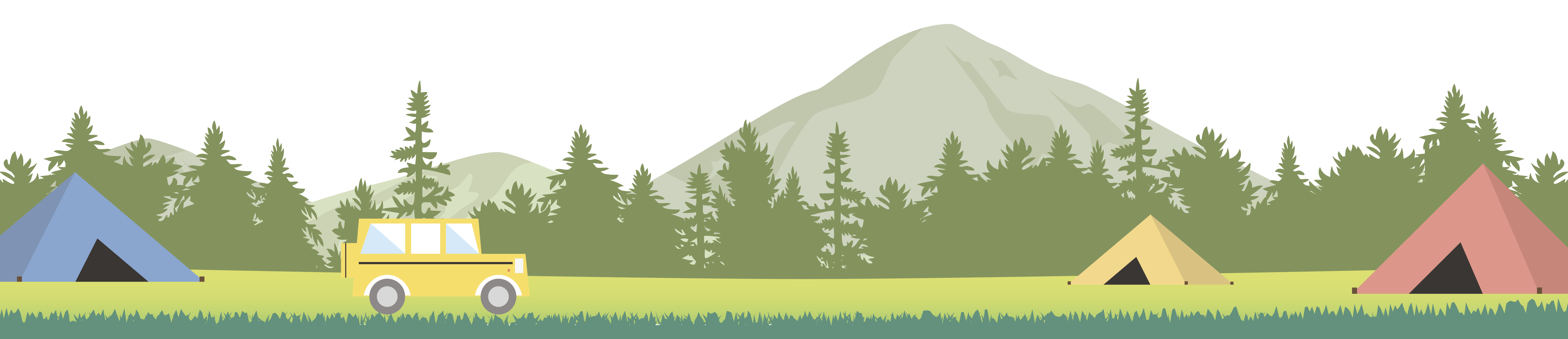 キャンプ風景